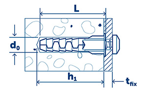Универсальный дюбель Gripper