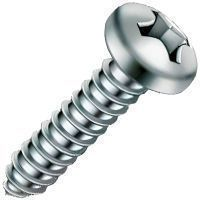 Так выглядит Саморез полукруглый, DIN 7981