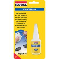 Суперклей Soudal Cyanofix 84A 20 гр