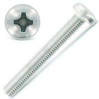 Так выглядит Винт с полукруглой головкой DIN 7985 оцинк.