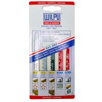 Набор пилок для лобзика WILPU Sort.2000 5 шт. HSS+HCS+ALU+BIM