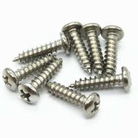 Так выглядит Саморез полукруглый нержавеющий A2 DIN 7981