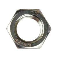 Так выглядит Гайка нержавеющая шестигранная A4 DIN 934