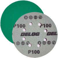 Круги шлифовальные на липучке 125мм Delog