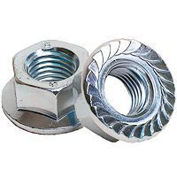 Так выглядит Гайка с фланцем DIN 6923 оцинк.