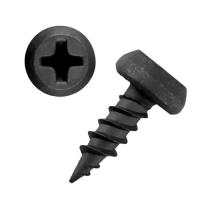 Так выглядит Саморезы "Клопы" острые, черный фосфат