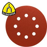 Круг шлифовальный на липучке c отверстиями Klingspor