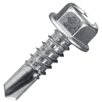 Так выглядит Саморезы шестигранные со сверлом по металлу, оцинк