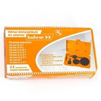 Фото Набор коронок по дереву 8шт 19, 22, 29, 32, 38, 44, 51, 64 мм арт.35301100