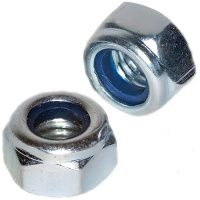 Так выглядит Гайка самоконтрящаяся DIN 985 оцинк.