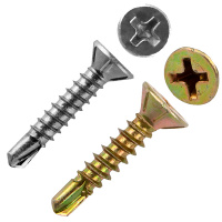 Так выглядит Саморезы оконные со сверлом, оцинк.