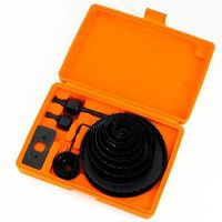 Фото Набор коронок по дереву 12шт 19, 22, 29, 32, 38, 44, 51, 64, 76, 89, 102, 127 мм арт.35301600