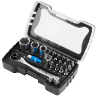 Фото Набор бит с трещоткой WITTE PRO BITBOX 24 пр.