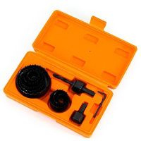 Фото Набор коронок по дереву 8шт 19, 22, 29, 32, 38, 44, 51, 64 мм арт.35301100