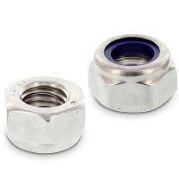 Так выглядит Гайка со стопорным кольцом, нержавеющая A2 DIN 985