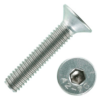 Так выглядит Винт нерж. потай с внут. шестигранником A2 DIN 7991