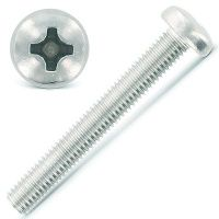 Так выглядит Винт с полукруглой головкой DIN 7985 оцинк.