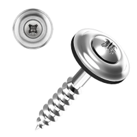 Так выглядит Саморез с шайбой EPDM А2