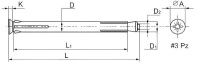 Так выглядит Анкер (дюбель) рамный MF Tech-Krep