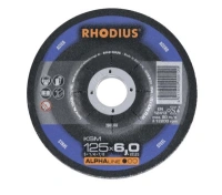 Диск шлифовальный по металлу 125х7 KSM ALPHA RHODIUS